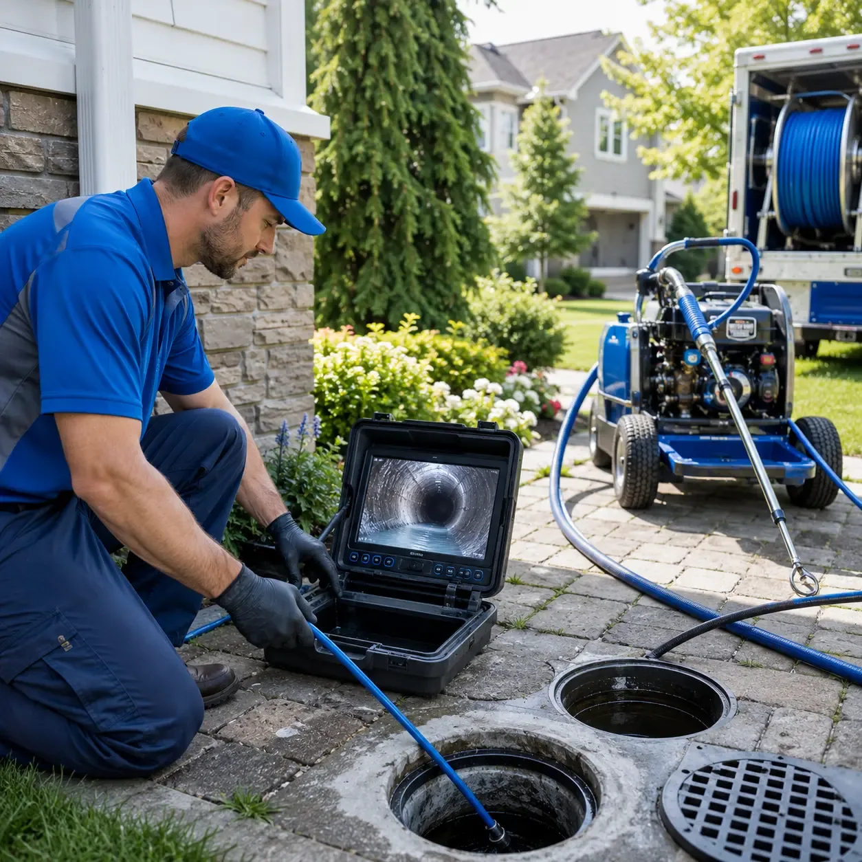 Outdoor drain cleaning professionals serving Cuero, TX